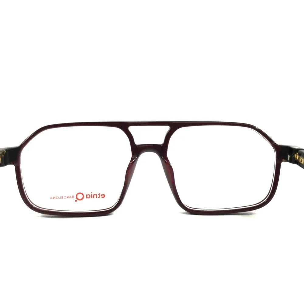 Etnia Barcelona Eyeglasses Frames SYKO BXHV Bordeaux Havana Aviator 54-16-138