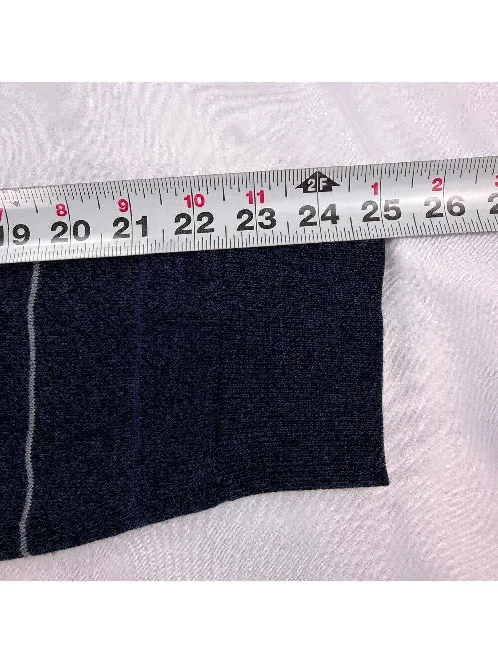 Banana Republic Men's XL 100% Merino Wool Navy Stripe Crewneck 593254