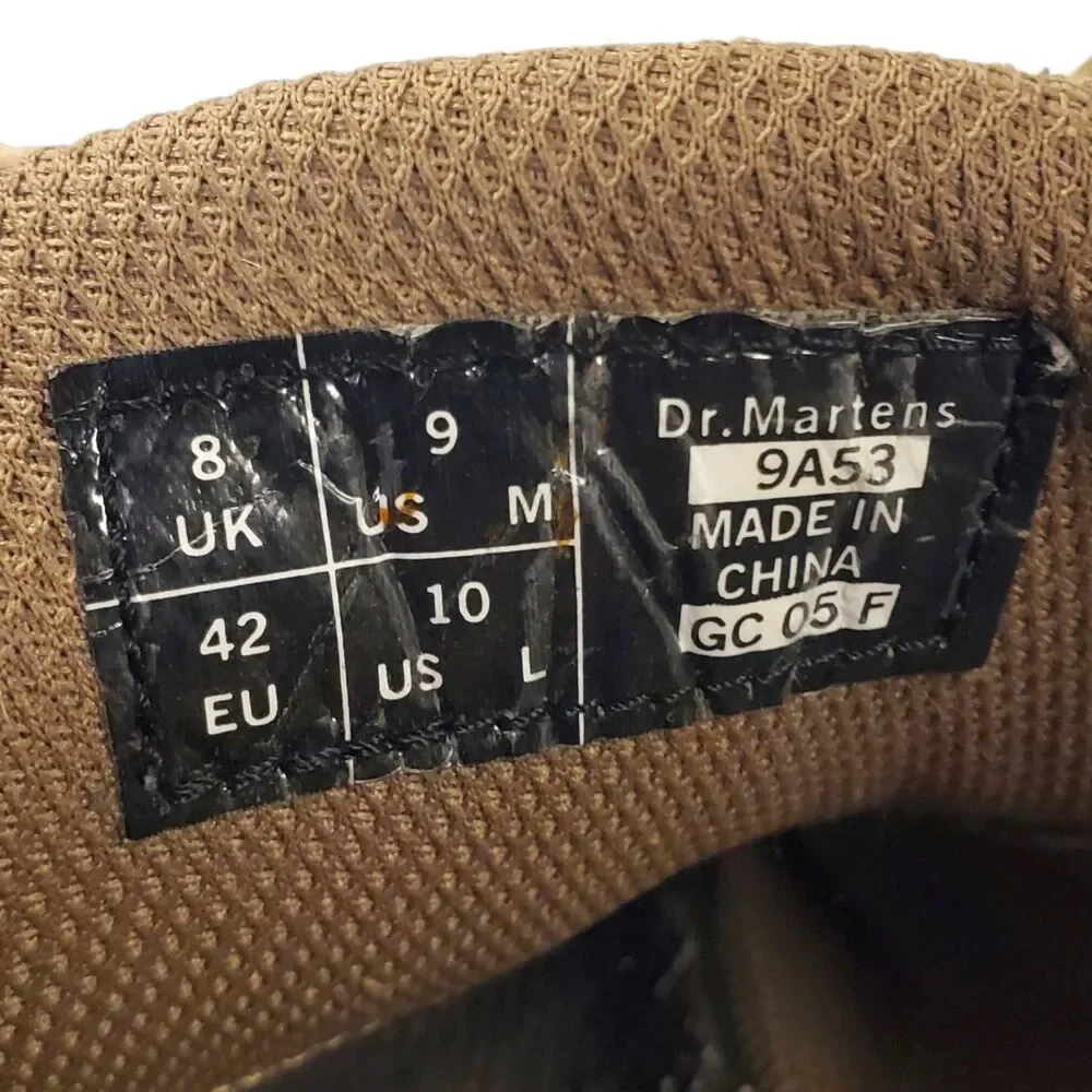 Dr. Martens wear beige