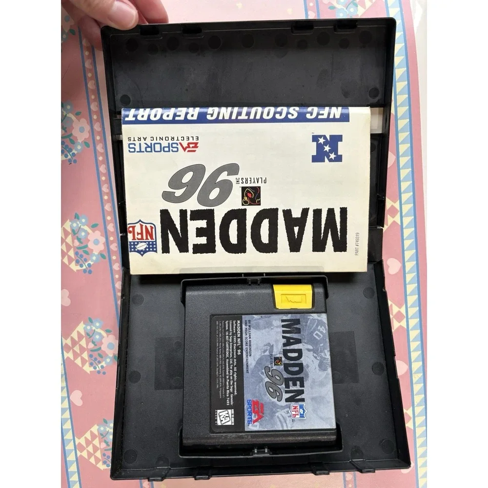 Madden NFL 96‎ (Sega Genesis, 1995) Insert, Untested