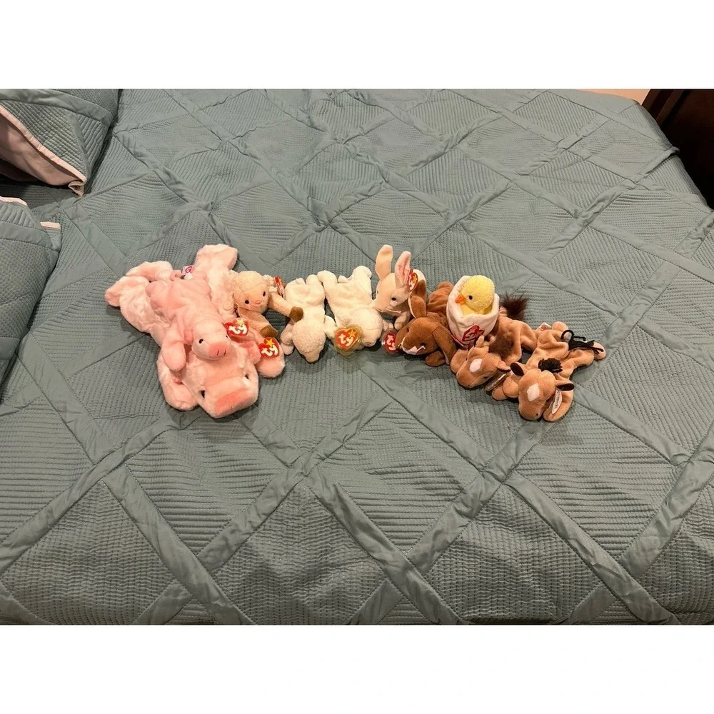 Beanie Baby Farm Animals Lot‎ (10 total)