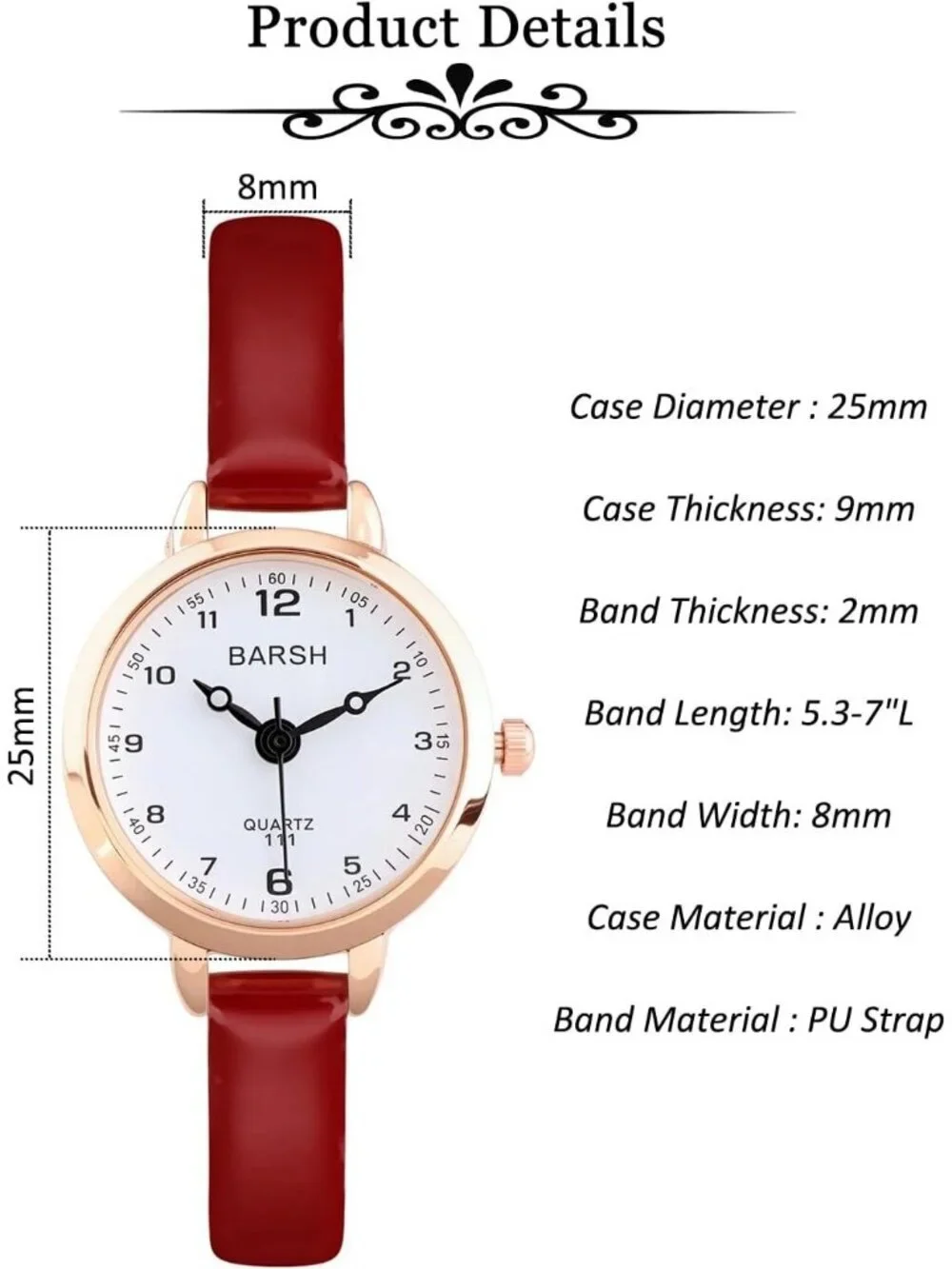 N/A numerals display strap