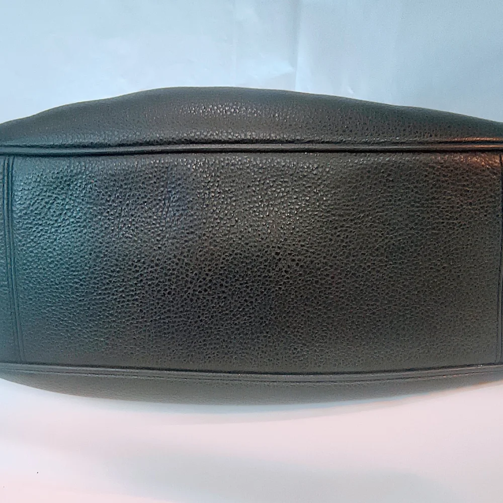 COACH 2017 Black Pebbled‎ Leather Harley Hobo Bag, F38250