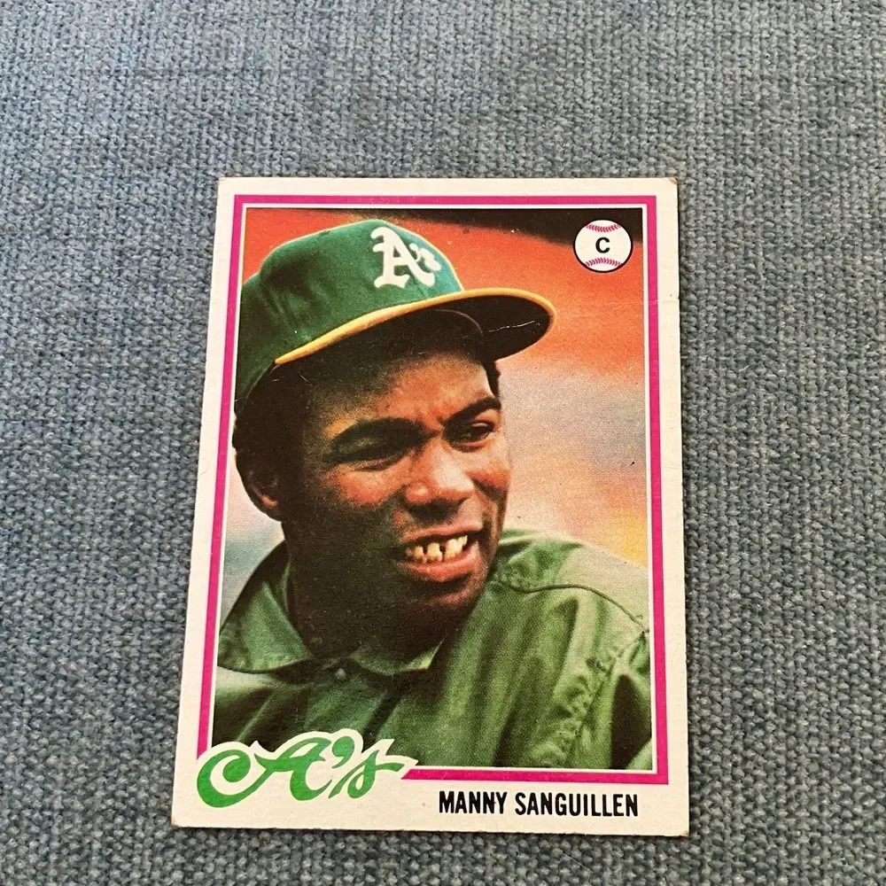 1978 Topps Oakland A's Baseball Card Trading Card