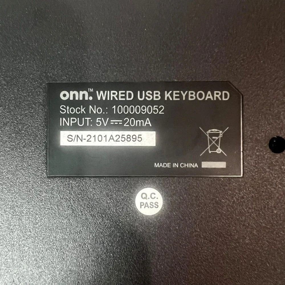Onn wired usb