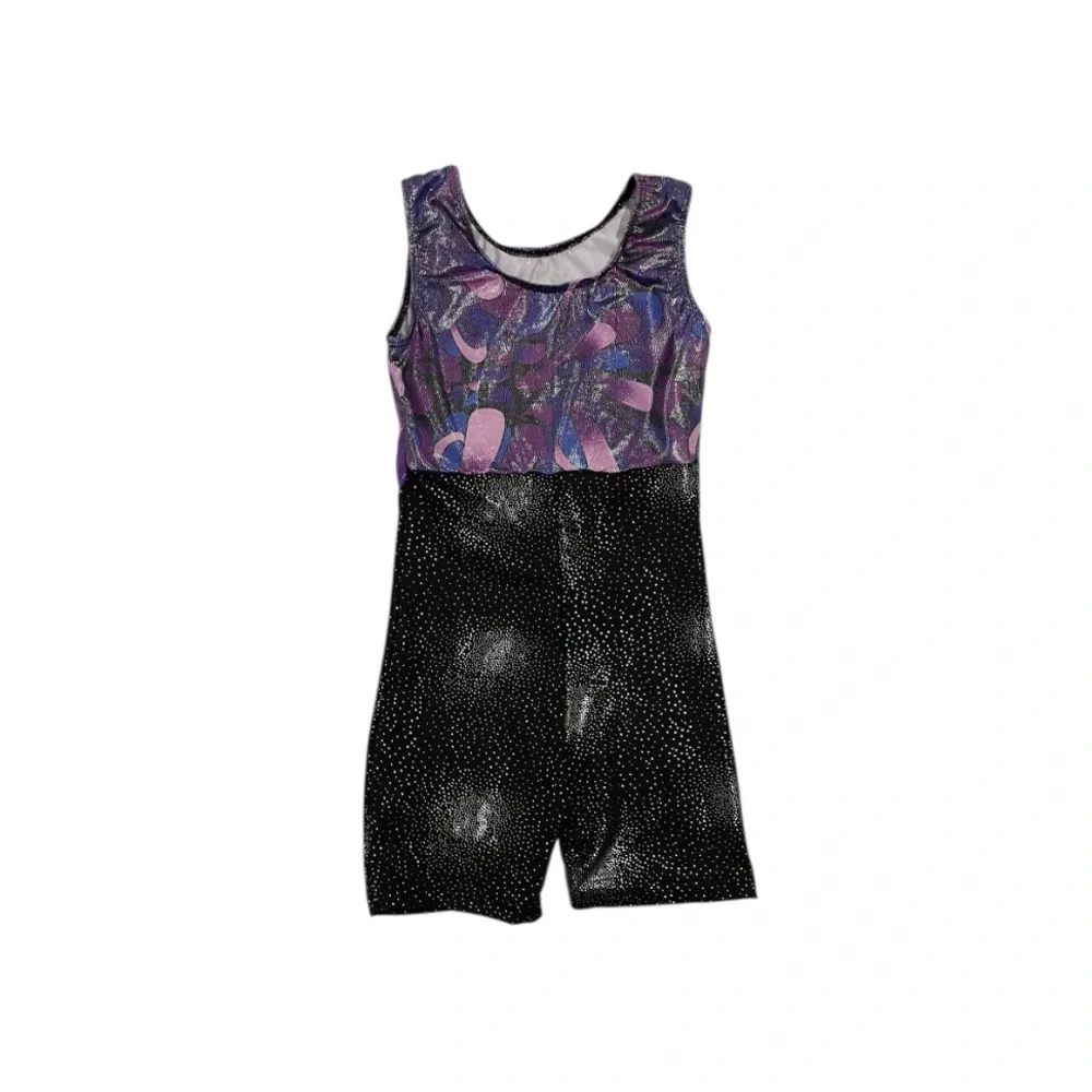 Girls Activewear Leotard Gymnastics Cheer Dance Size 140