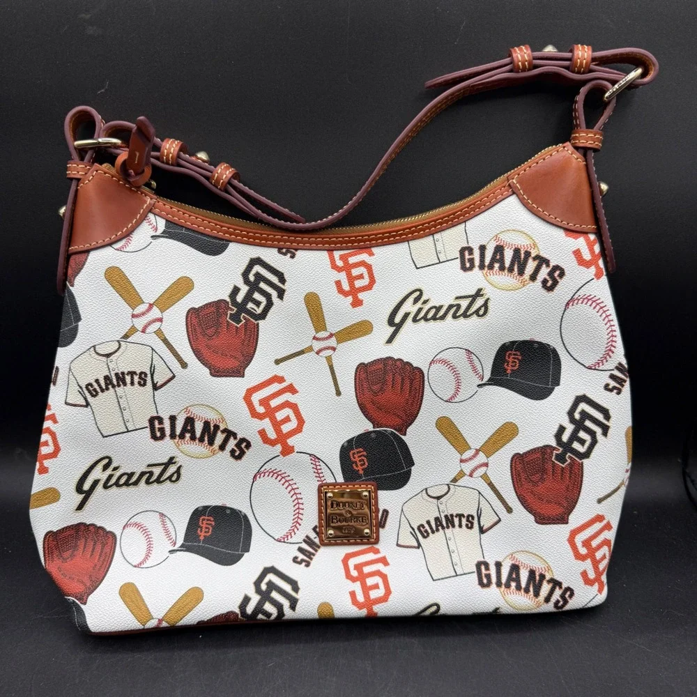 Dooney Bourke San Francisco Giants Game‎ Day Hobo Bag Womens MLB Baseball Sporty