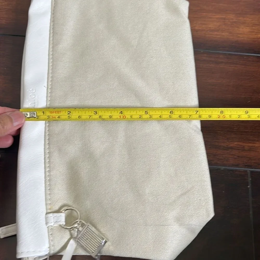 Chloe Parfums‎ Zipped Canvas Make Up Cosmetic Pouch Bag Lined  New