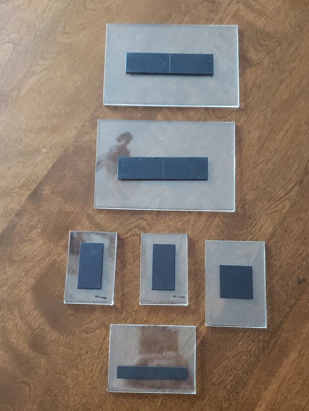 Source Unknown clear acrylic