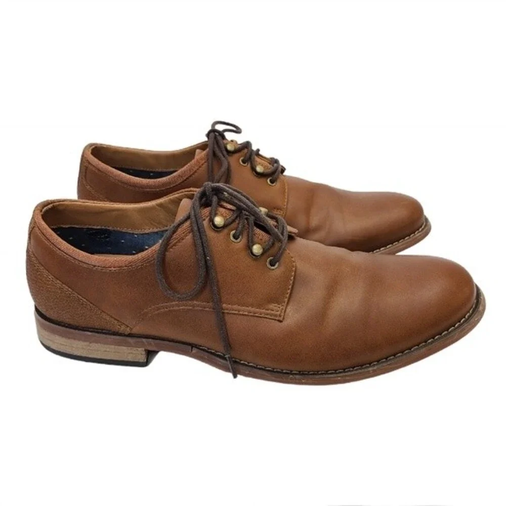 Hawker Rye Porewia Speed Lace Derby Brown Mens Dress Shoe 11