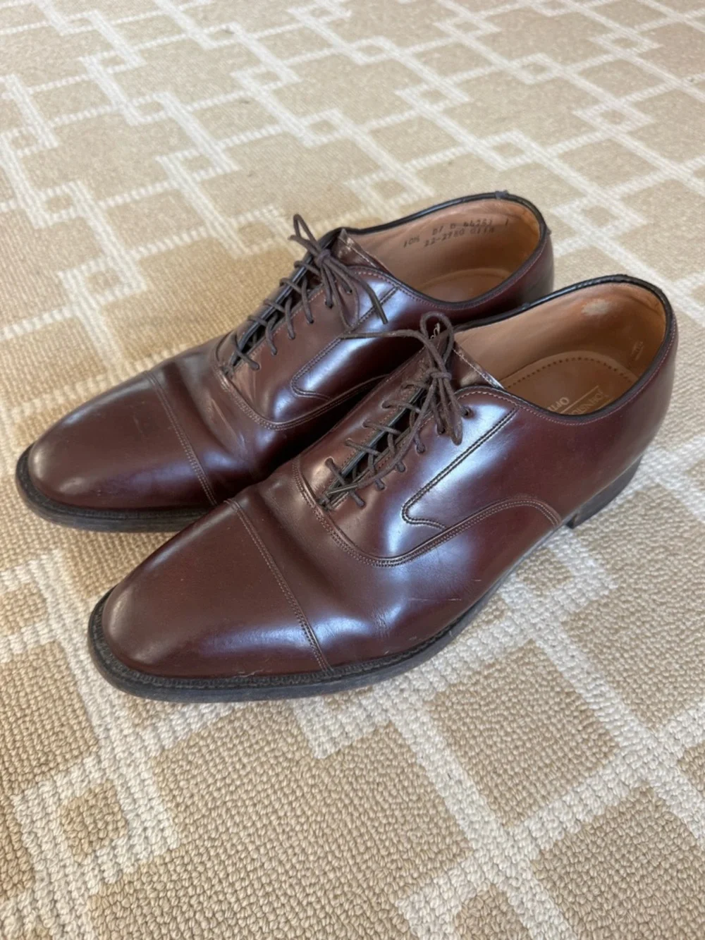 Johnston & Murphy features carefully scuffing
