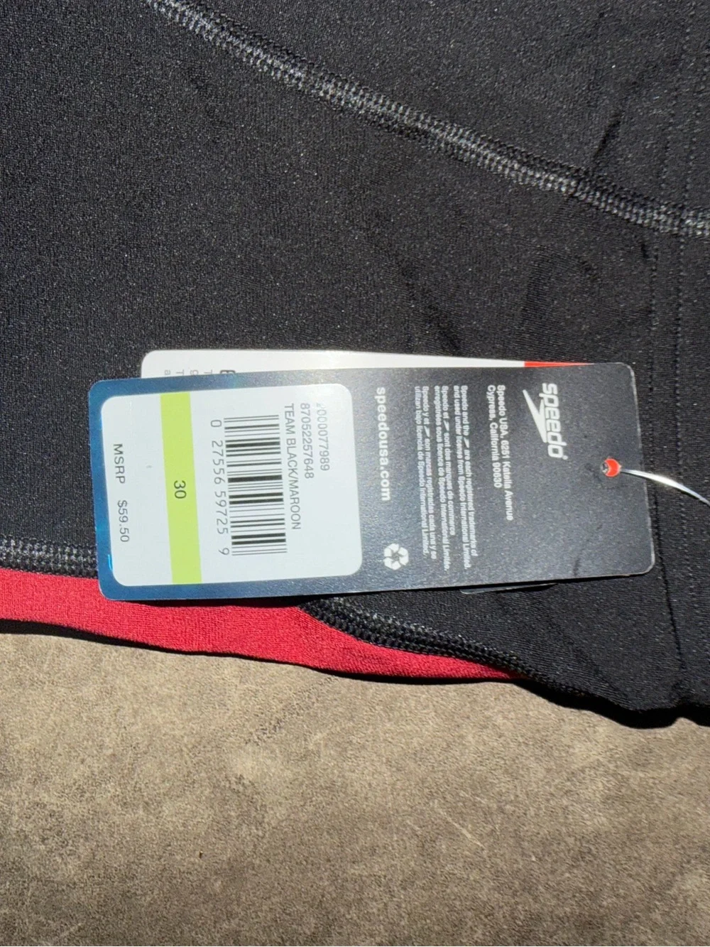 Speedo fit absorption