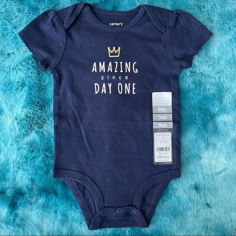 Carter’s Baby Girl Graphic Bodysuit Size 9 Months