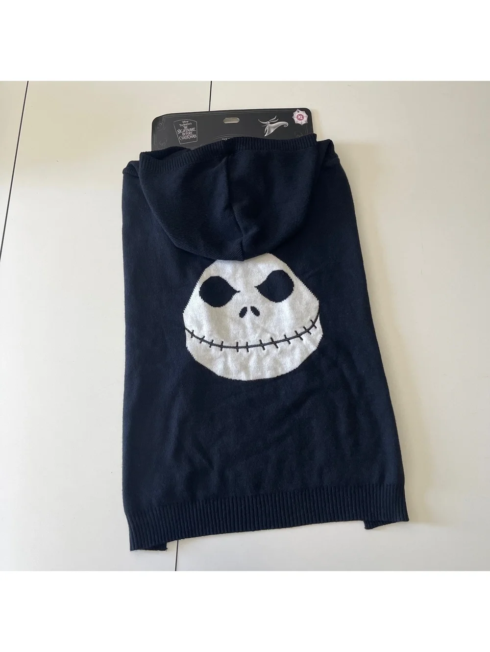 Disney Nightmare Before Christmas Dog's Size XL Dog Hoodie Sweater