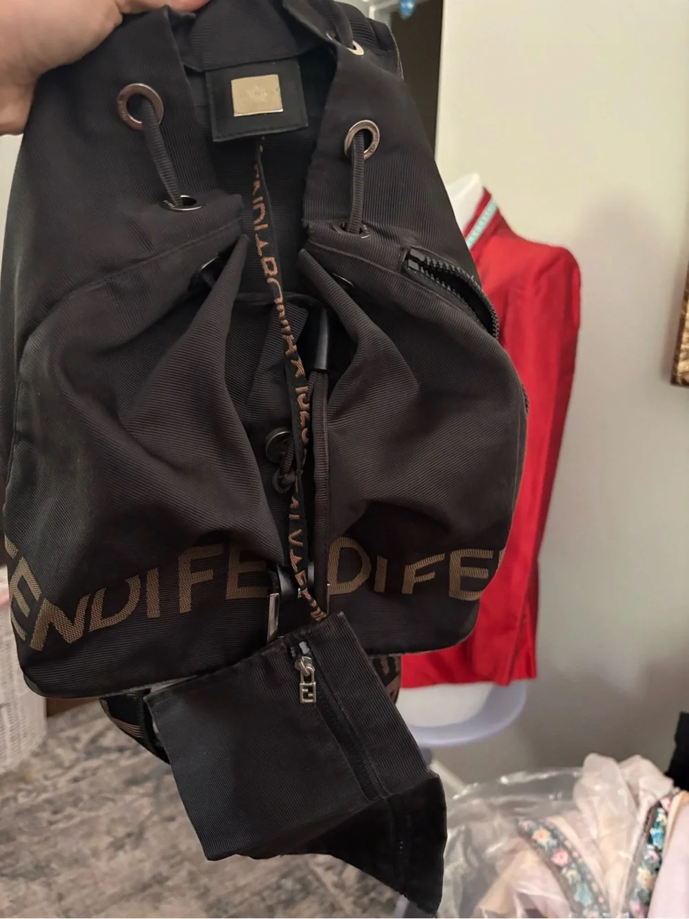 Fendi backpack has