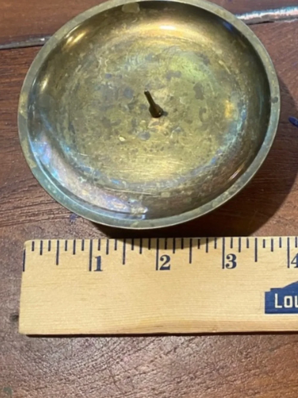 No Label brass pillar