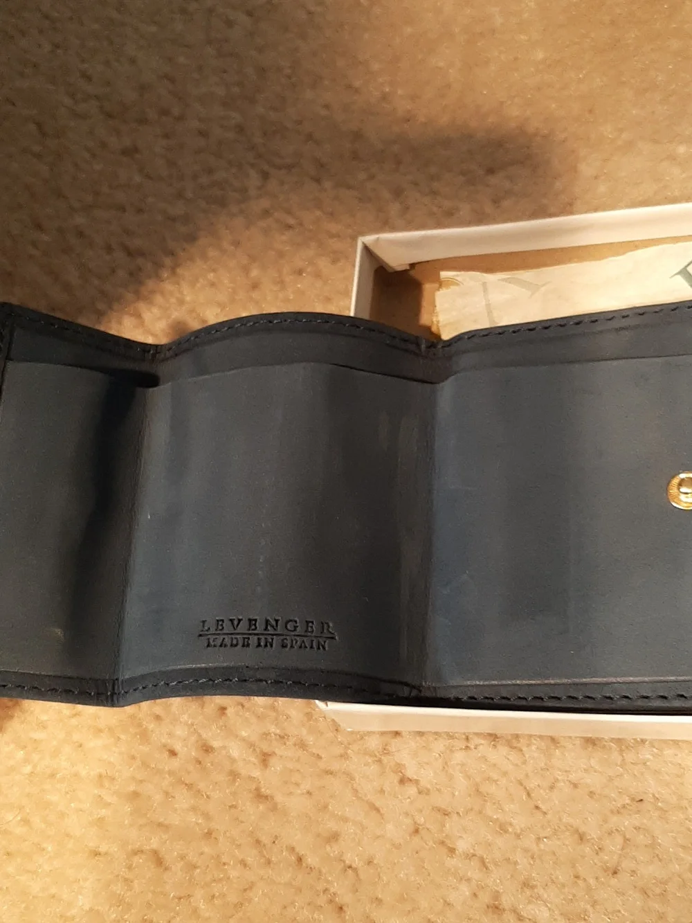 Levenger compact leather