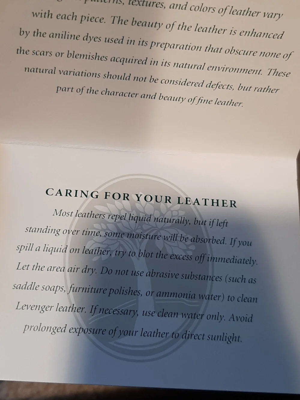 Levenger compact leather