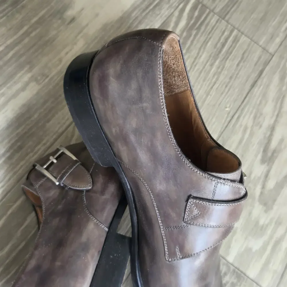 Magnanni leather grey