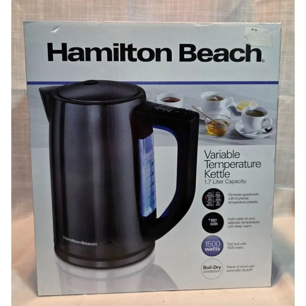 Hamilton Beach 41027R Variable Temperature Electric Kettle 1.7L 1500W