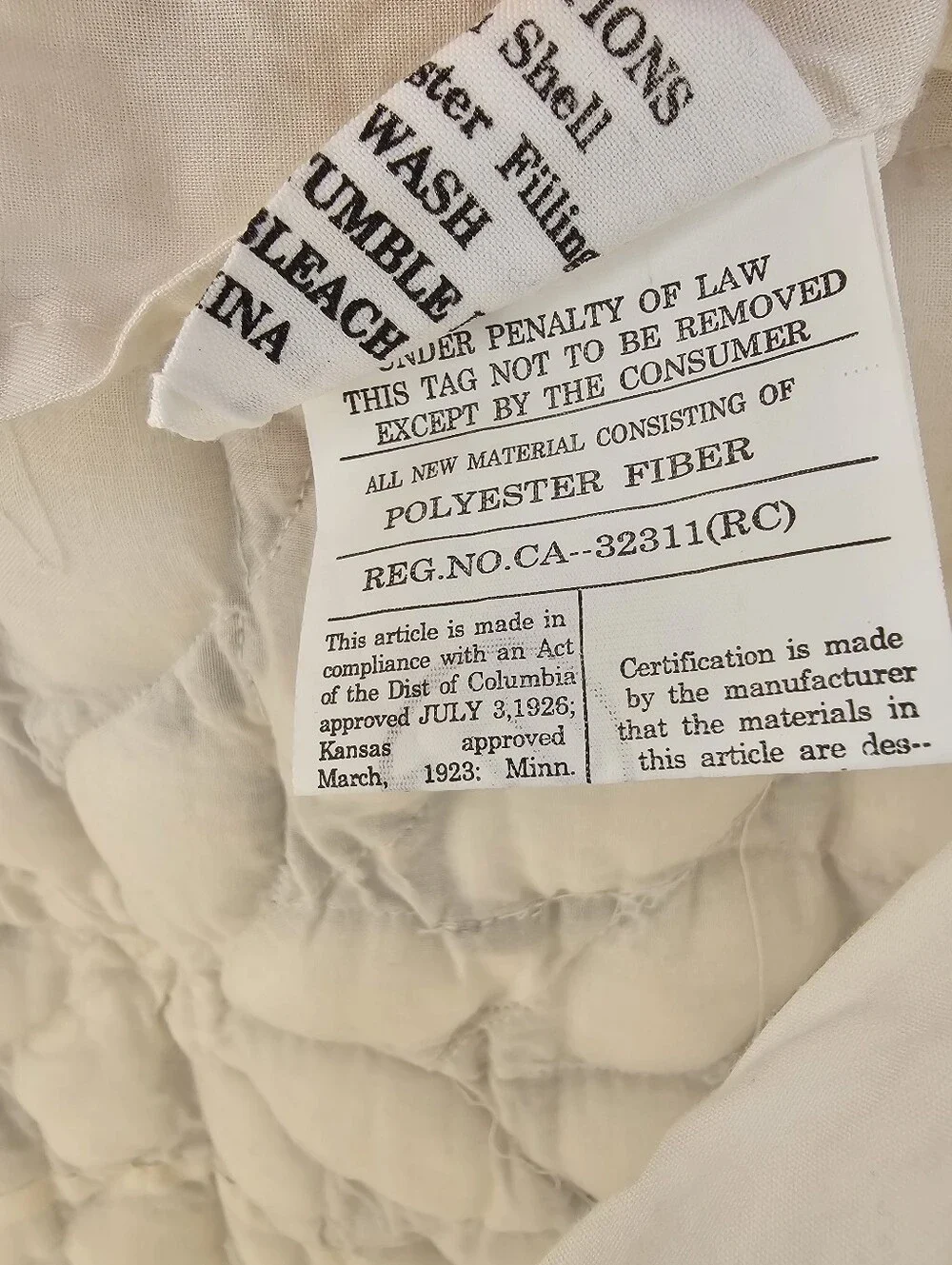 nostalgia home fashions puff quilt