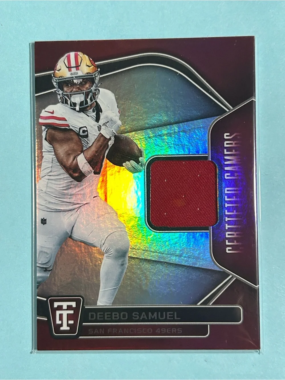 Deebo Samuel,San Francisco49ers 2024 Totally Certified Panini Patch Card #CG-DSL