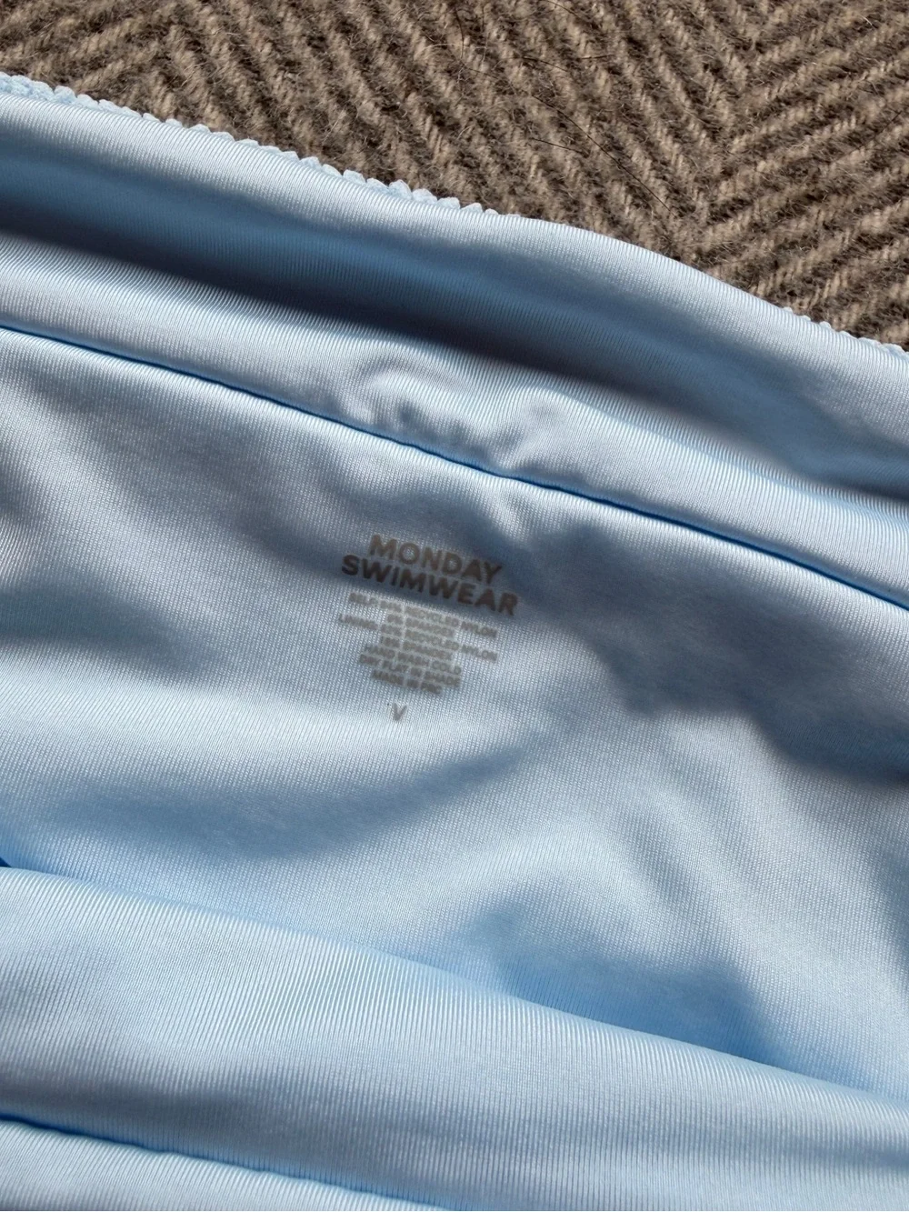 Monday Swimwear light blue