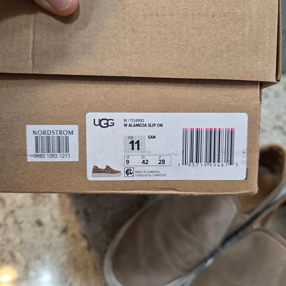 UGG denim shoes sand