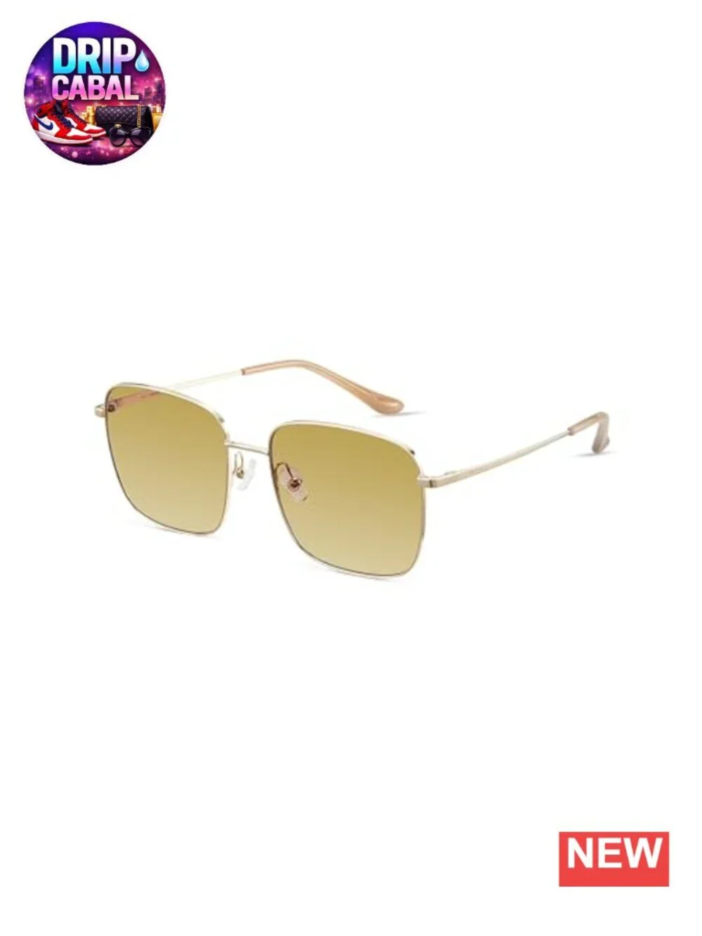Oversized Square Sunglasses Acetate Frame UV Protection Polarized Lenses