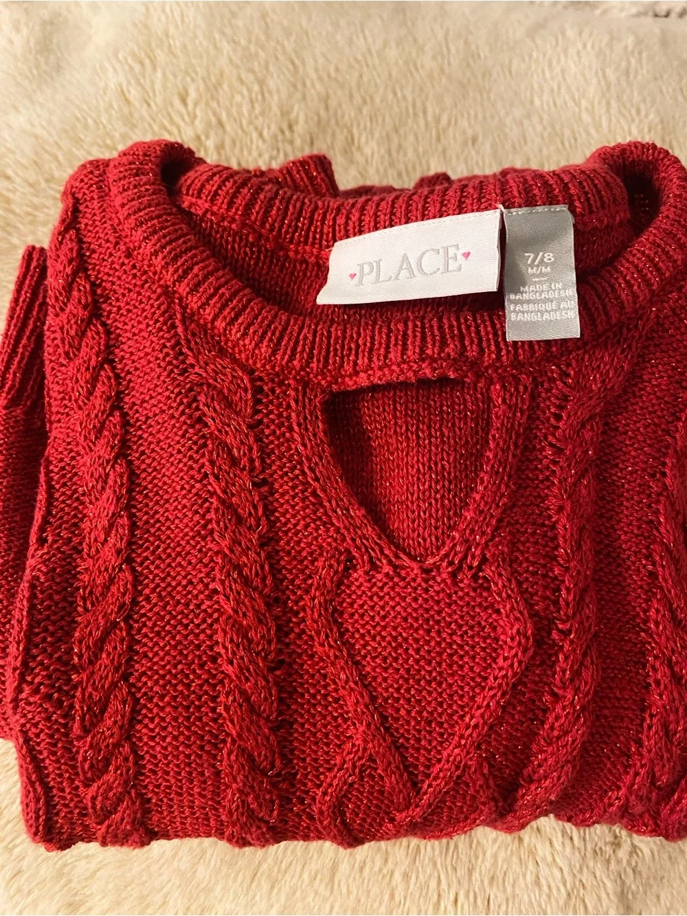 The Childrens Place cable knit
