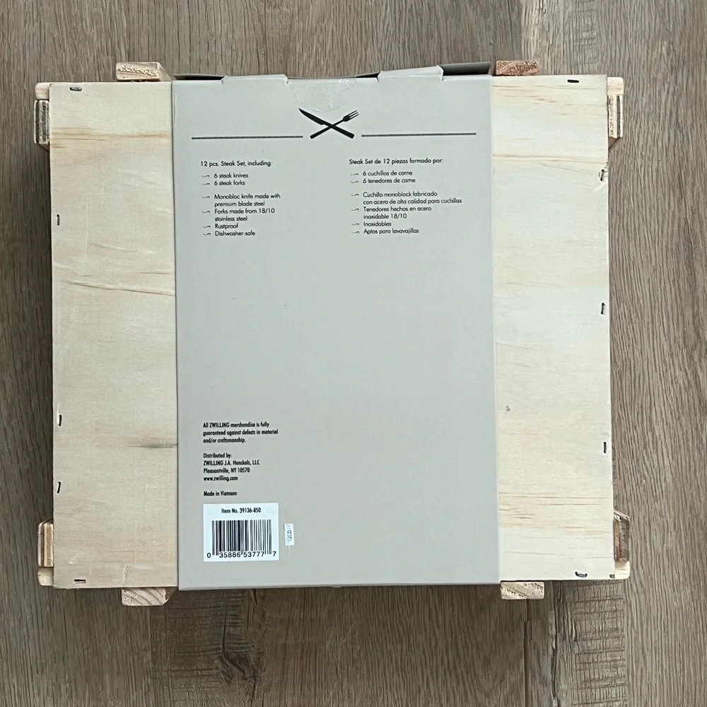 ZWILLING J.A. Henckels new box