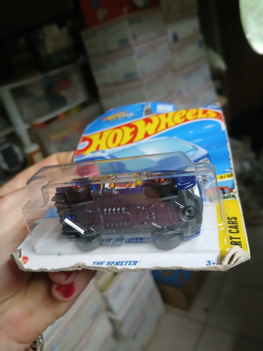 Hot Wheels colorful blue