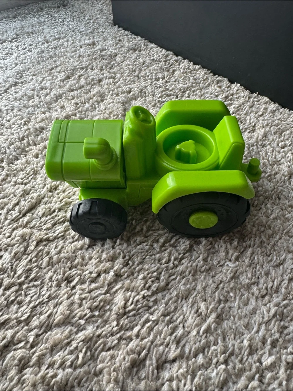 Fisher-Price Little People Green Tractor Vehicle Toy