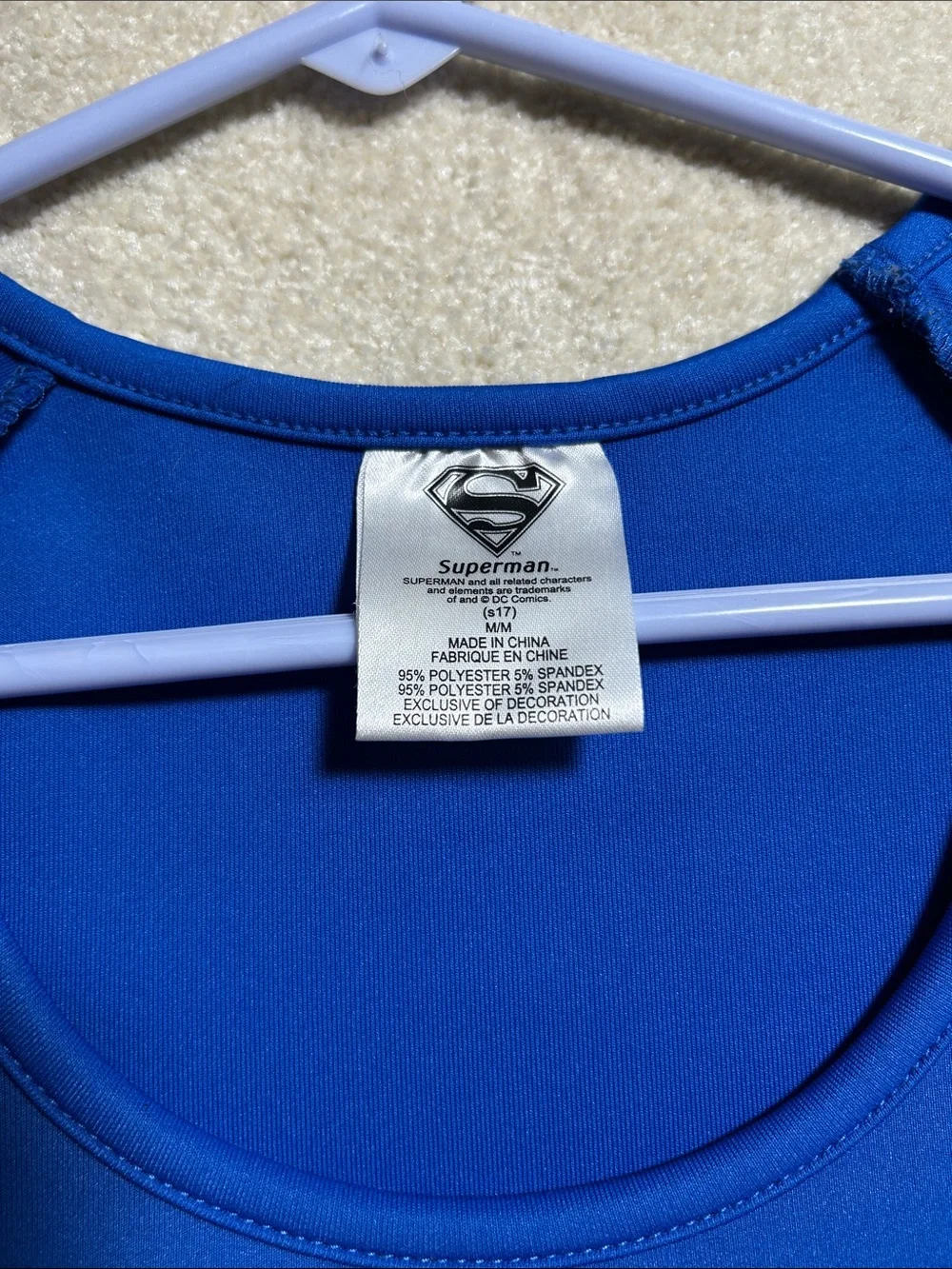 DC Comics bright blue
