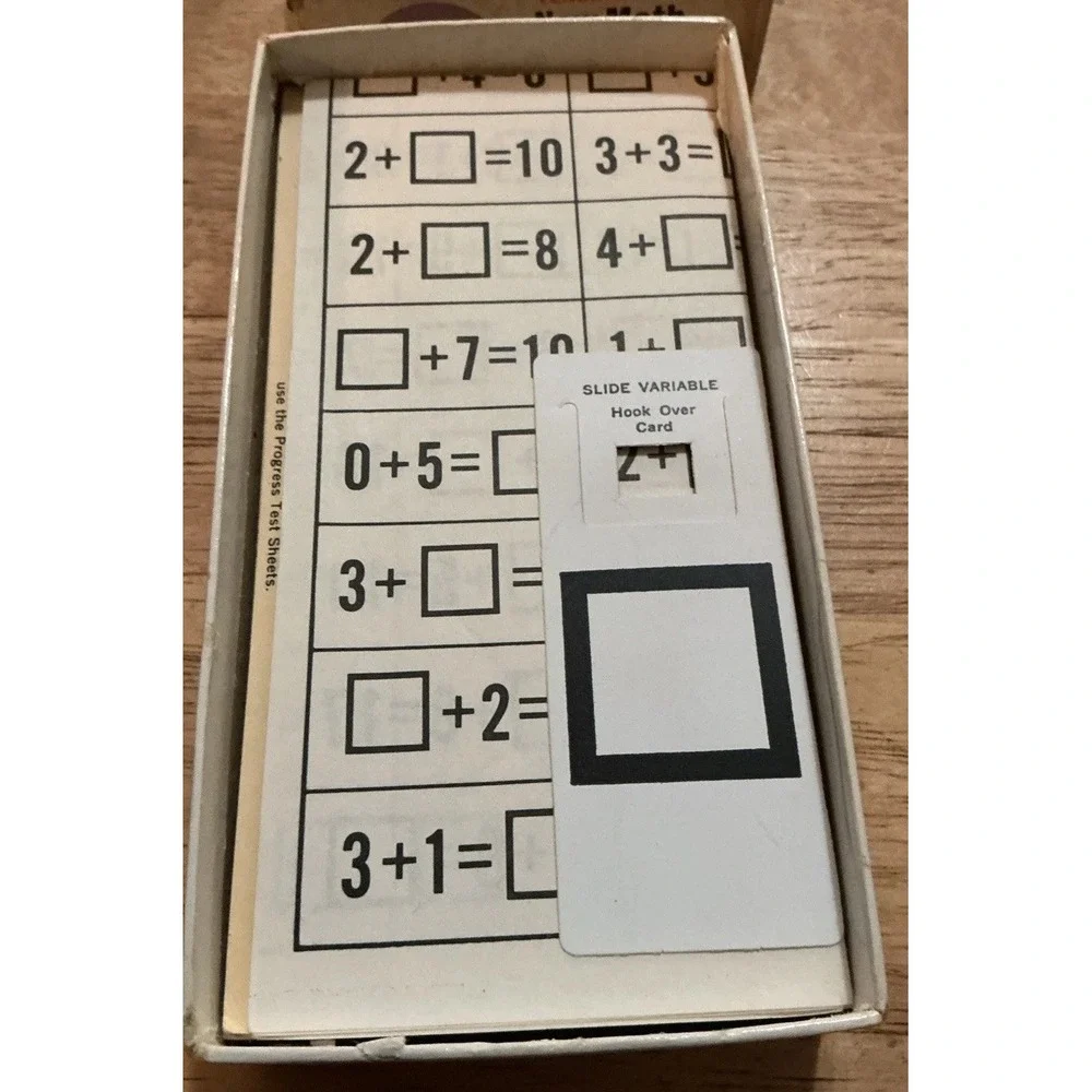 Teach-Me subtraction approach box