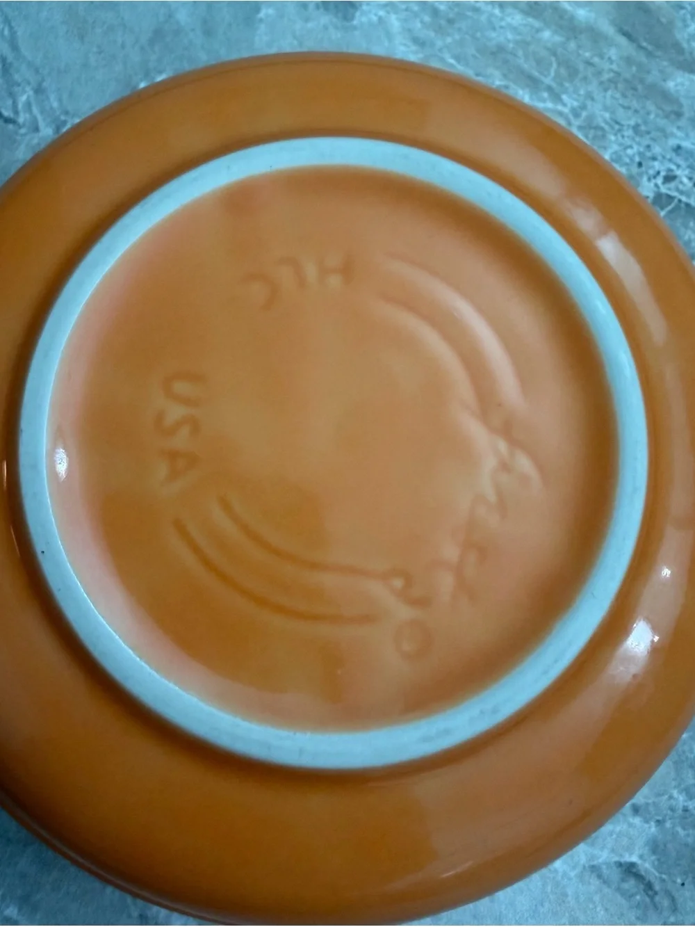 Fiestaware Tangerine Orange Classic Rim Cereal Bowl