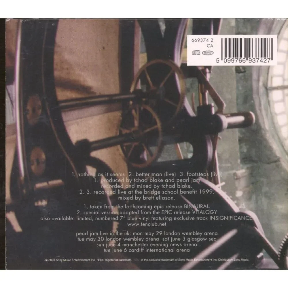 SONY MUSIC pearl jam