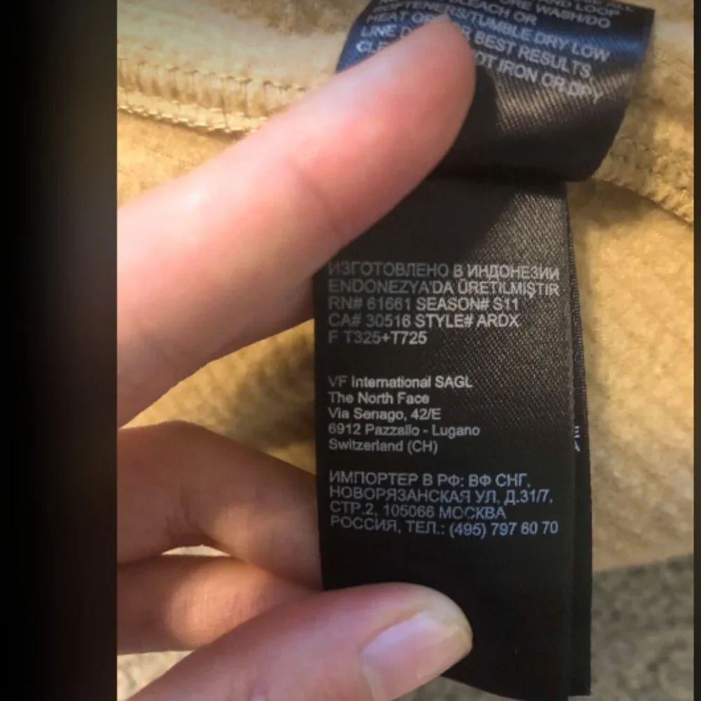 The North Face gently used
