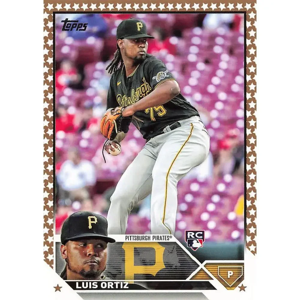 2023 Topps Gold Star Gold Star Luis Ortiz RC #582 Pittsburgh Pirates