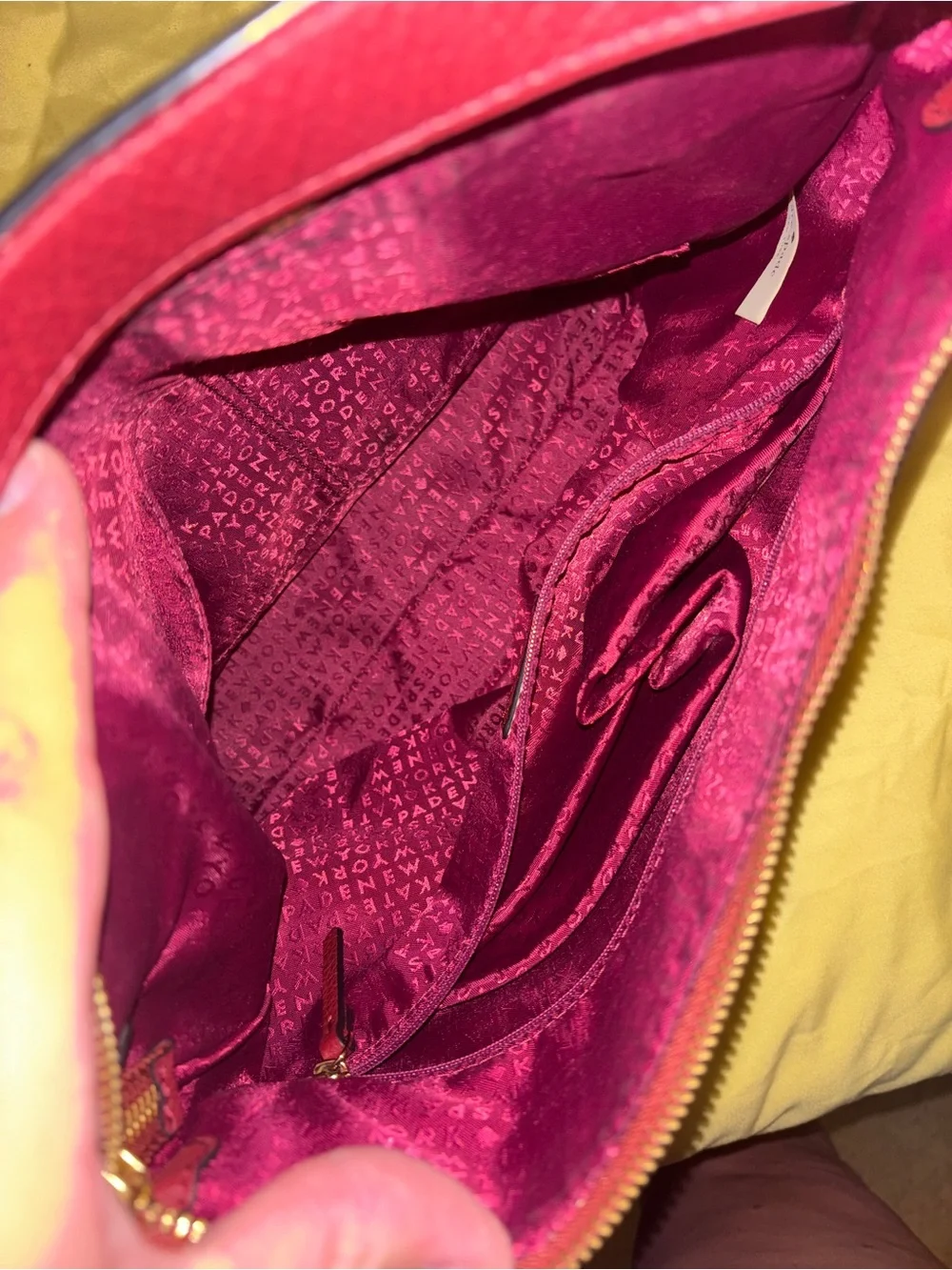 kate spade pebbled leather