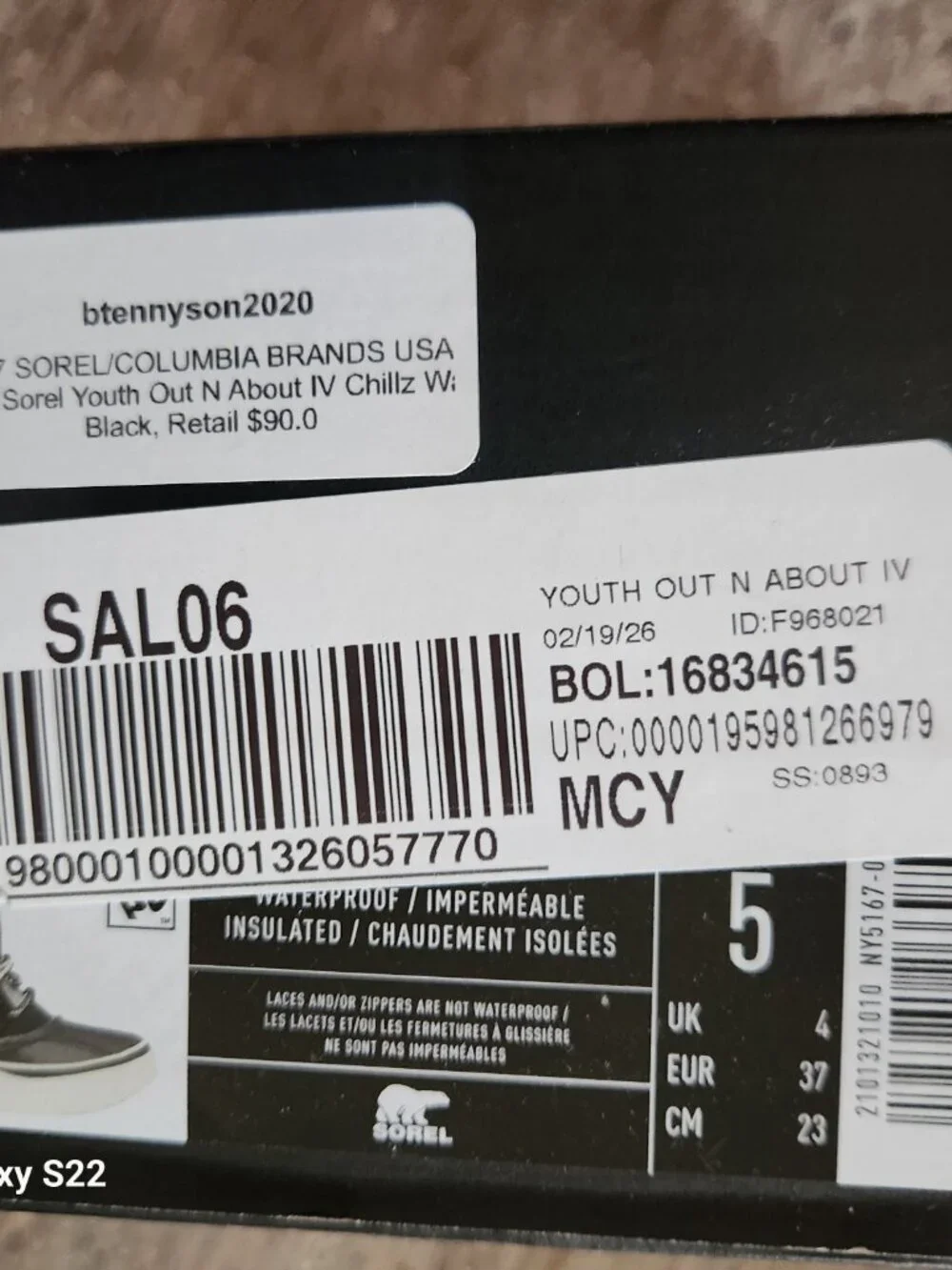 Sorel out about