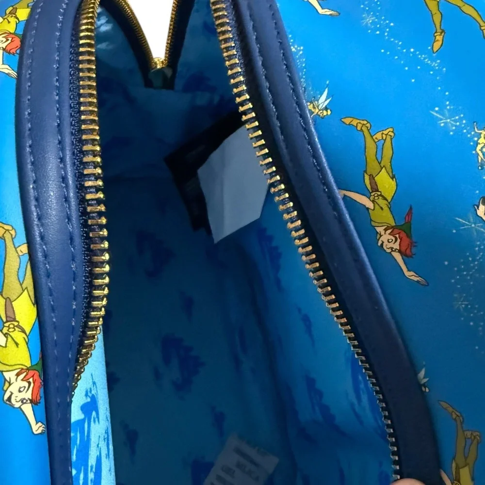 Loungefly tinkerbell themed leather