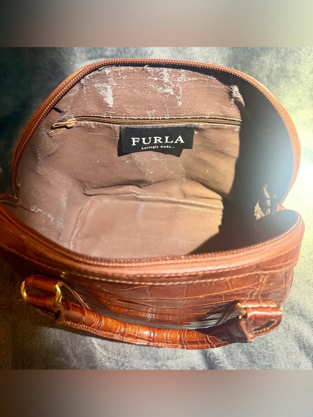 Furla sleek leather