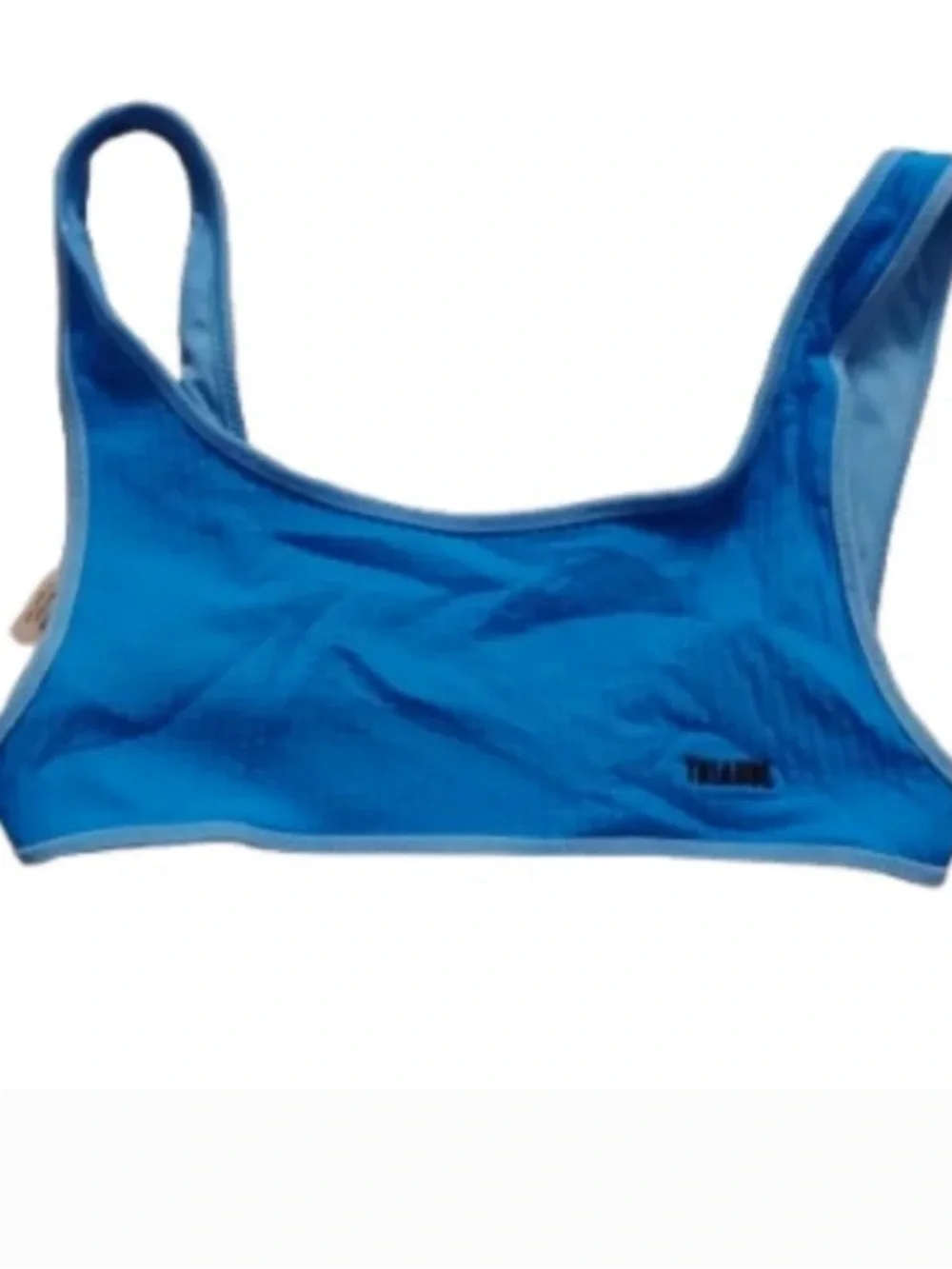 triangl swimwear Bright Blue Scoop Bikini Top