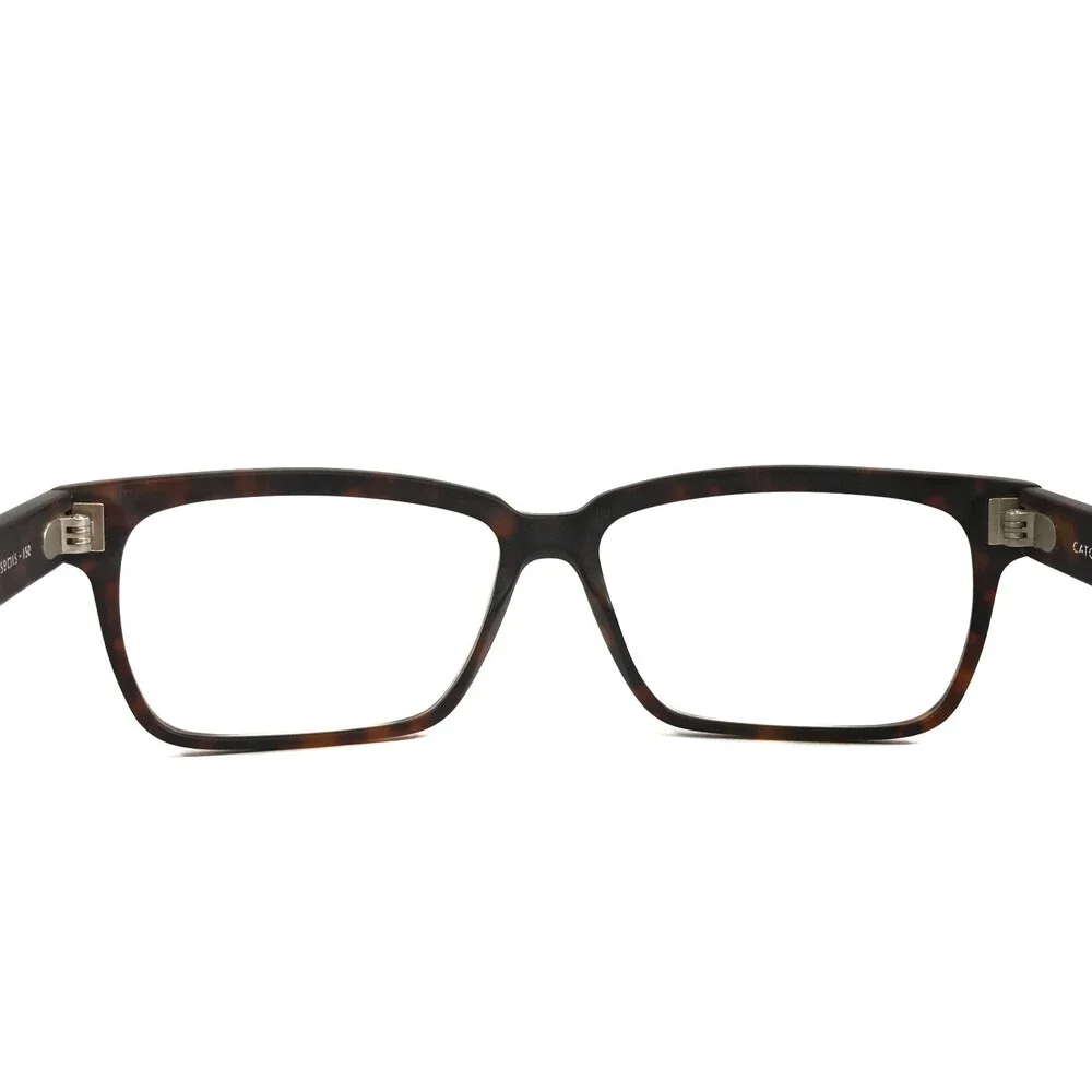 Catch London Eyeglasses Frames Dover Brown-57 Tortoise Rectangle 59-15-150