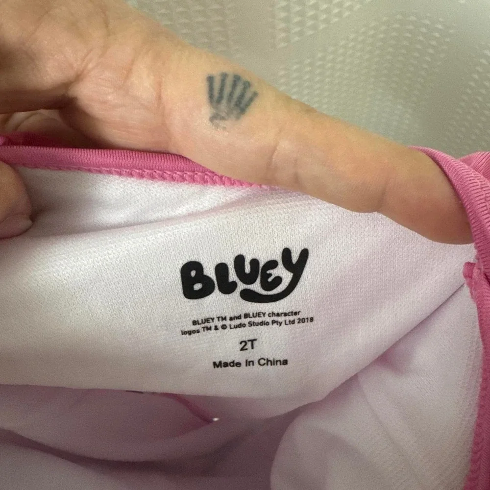 Bluey pink swimsuit