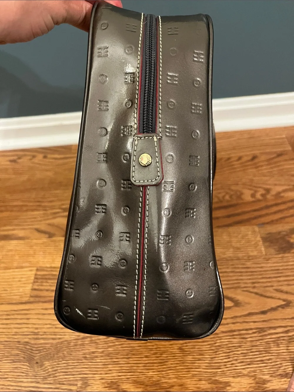 Arcadia Patent Leather Satchel