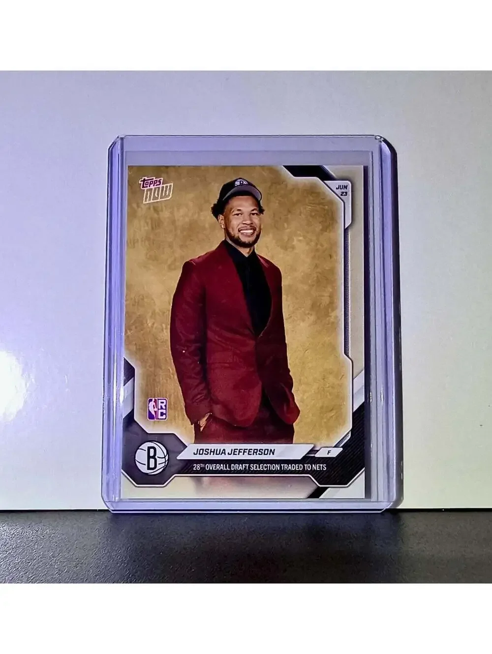 Joshua Jefferson Rookie 2026-27 Topps NBA Draft #JJEF Card Brooklyn Nets