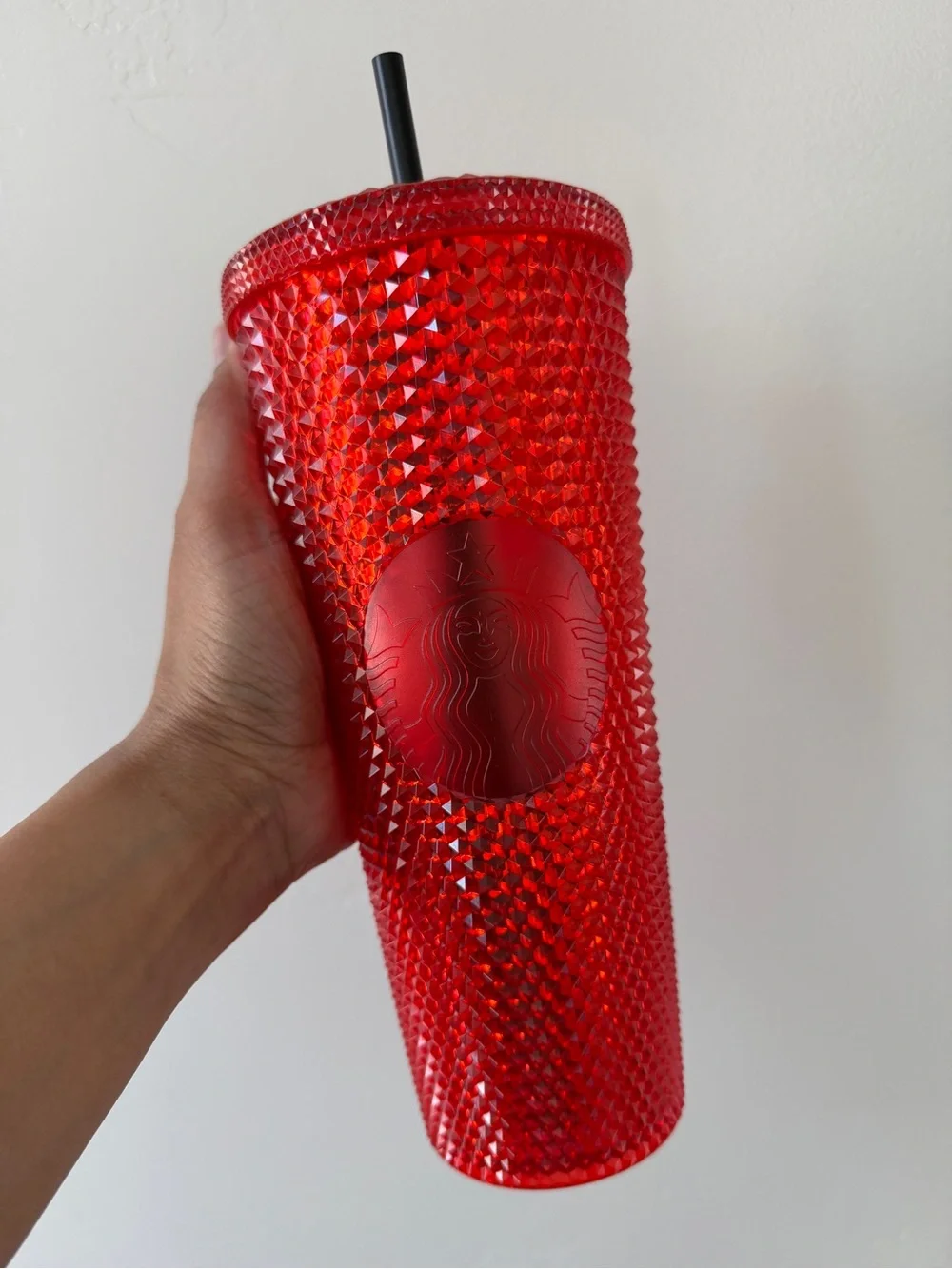 NEW Starbucks x UNLV Red Diamond Studded Tumbler 24 oz