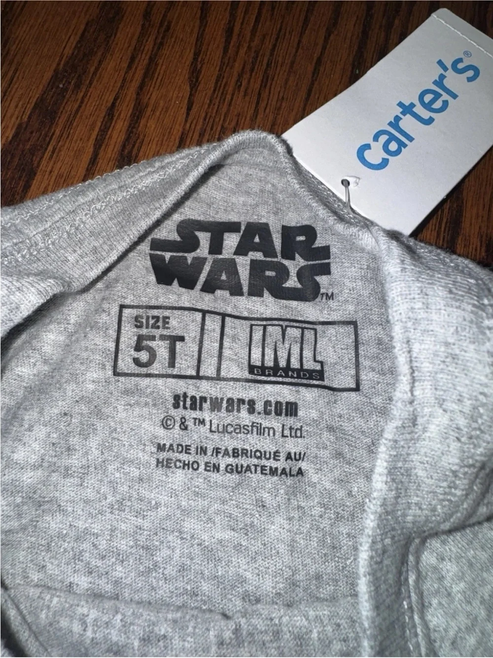 Carters soft gray
